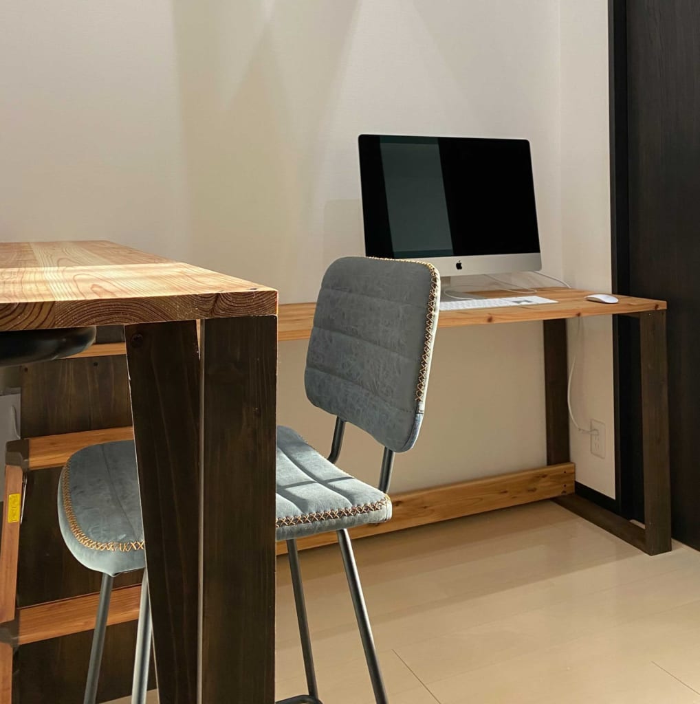 カウンターデスクdiyは女子でもできる Diyレシピを聞いてみた スタッフdiy編 トモヤスタイムズ 友安製作所が発信するwebマガジン